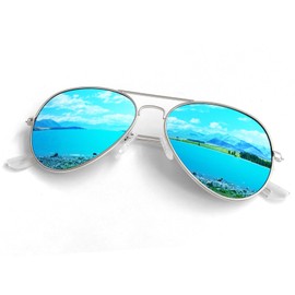 ANZIW Pilot Sunglasses for Men Women,Lightweight Metal Frame,Polarized UV400 Protection Sun Glasses