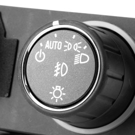 Headlight Dimmer Switch for 2014-2019 Chevy Silverado 1500 2500HD 3500HD Suburban Tahoe GMC Sierra 1500 2500HD 3500HD Yukon XL Instrument Panel Lamp Fog Light Switch Control 23187804 84154108 84448511