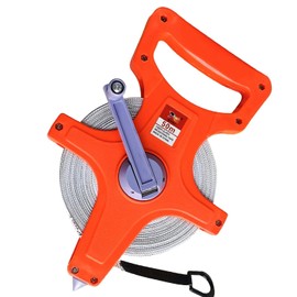 Krovat Tape Measure 50m Tape Measure Meter Feet Display Distance Measure Double Sided Memory Line Track Ground Construction Land Accurate Scale