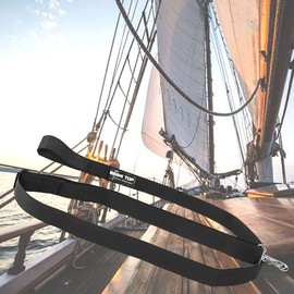 Adjustable Bimini Top Straps,Boat Awning Webbing Straps with Stainless Stee Snap Loops,Bimini Top Hardware,Marine Nylon Top Straps, Boat Awning Hardware 2PCS