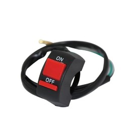 オートバイ 汎用 切るスイッチ 2本配 オン オフ ON/OFF スイッチ キット ハンドル 取付け 可能 (電装品用)