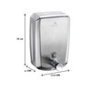 Dolphy 304 Stainless Steel Liquid Soap Dispenser for Bathroom &