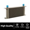 G-PLUS Engine Transmission Oil Cooler Kit Universal Aluminum Oil cooler
