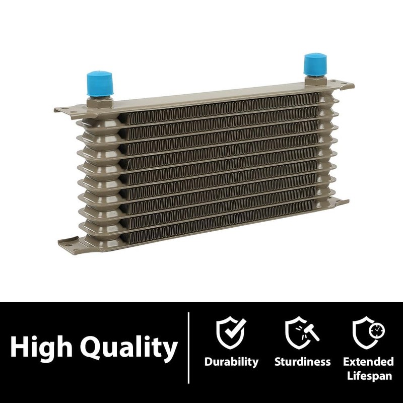 G-PLUS Engine Transmission Oil Cooler Kit Universal Aluminum Oil cooler