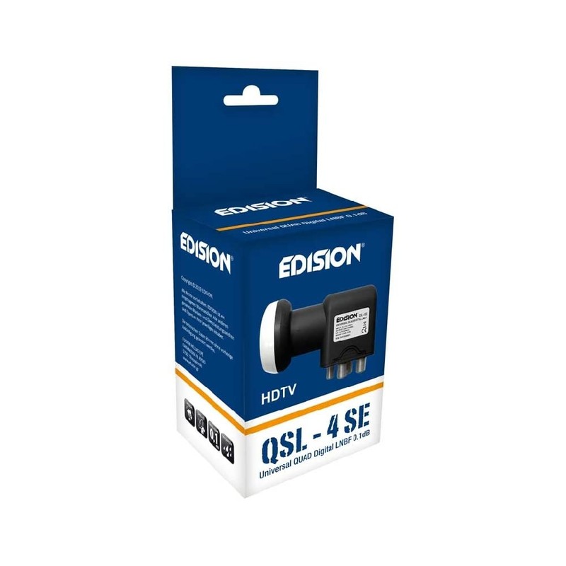 Edision Quad LNB 4 Subscriber Quattro Switch LNC Full HD