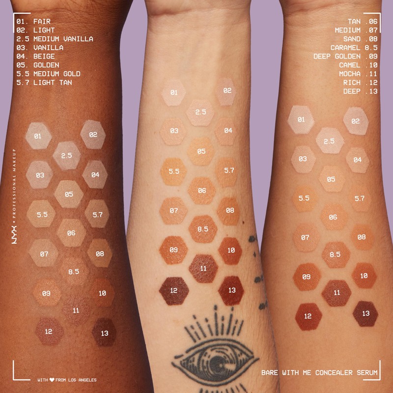 NYX PROFESSIONAL MAKEUP Bare With Me Concealer Serum, Up To