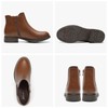 Bacia Womens Chelsea Boots Fall Ankle Brown Boots for Women