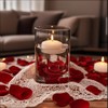 24 Pack 2 inch White Floating Candles Unscented Floating Candle