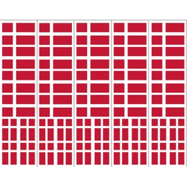 40 Removable Stickers: Denmark Flag, Danish Party Favors, Decals
