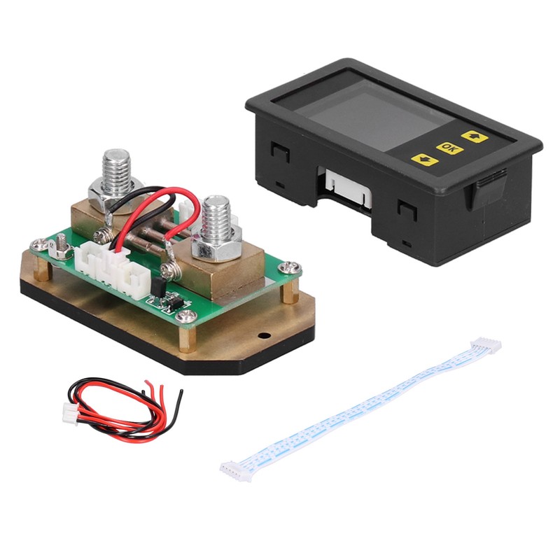 LCD Voltage Current Combo Meter Resin Energy Saving Wattmeter for