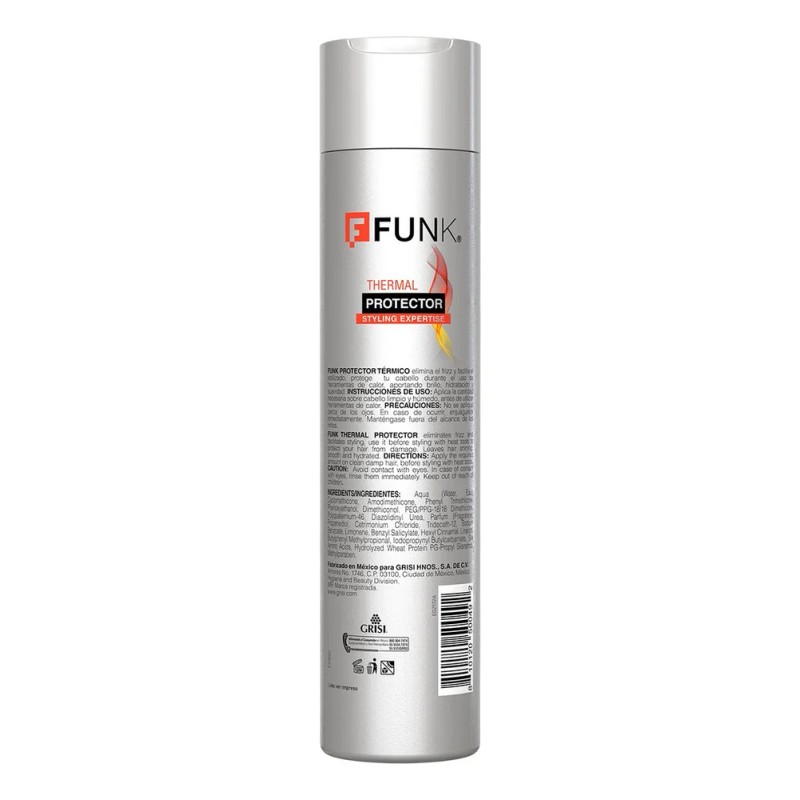 Protector Térmico Funk Para El Cabello Anti Frizz 300 Ml