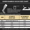 Sunew Bamboo Crew Dress Socks,Cushioned Outdoor Recreation Cycling Smelling Fresh