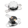 uxcell KSD301 Thermostat 70°C/158°F 10A Normally Open N.O Adjust Snap