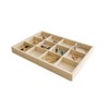 Svea Display Premium Grade Beige Velvet Jewelry Organization Tray 12