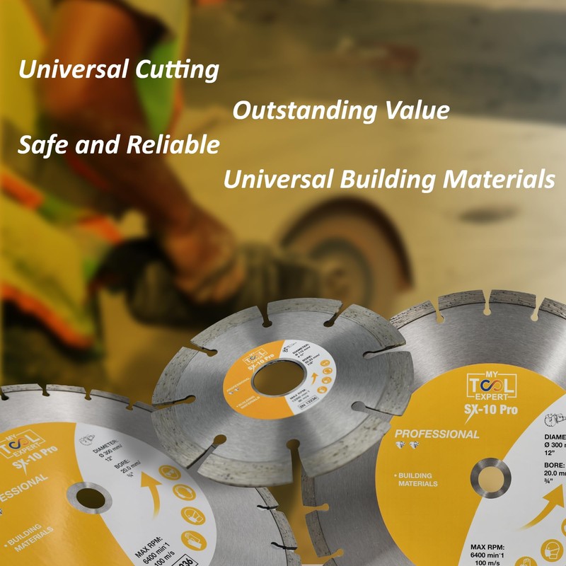 115mm Universal Segmented Diamond Blade For Angle Grinder, SX-10 PRO