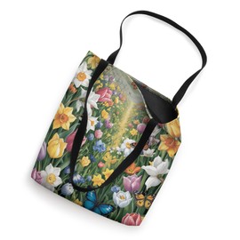 Butterfly Wildflower Meadow Nature Garden Spring Women Tote Bag