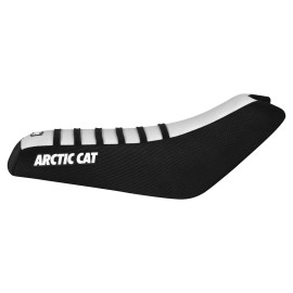 Enjoy Mfg Arctic Cat 250 300 400 454 500 4x4 2x4 Seat Cover BLK side-WHITE-BLK rib #277