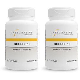 Integrative Therapeutics Integrative Therapeutics Berberine - 1000C1500 mg Daily - Berberine HCL Supplement for Metabolic Support* - Gluten-Free & Vegan Supplements for Men & Women - 60 Capsules, 2 Pack