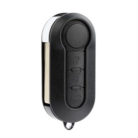 OGGIPRO 3 Button Key Shell Compatible with Fiat Grande Punto Evo Panda Bravo Stilo 500L Lancia Y Delta Musa
