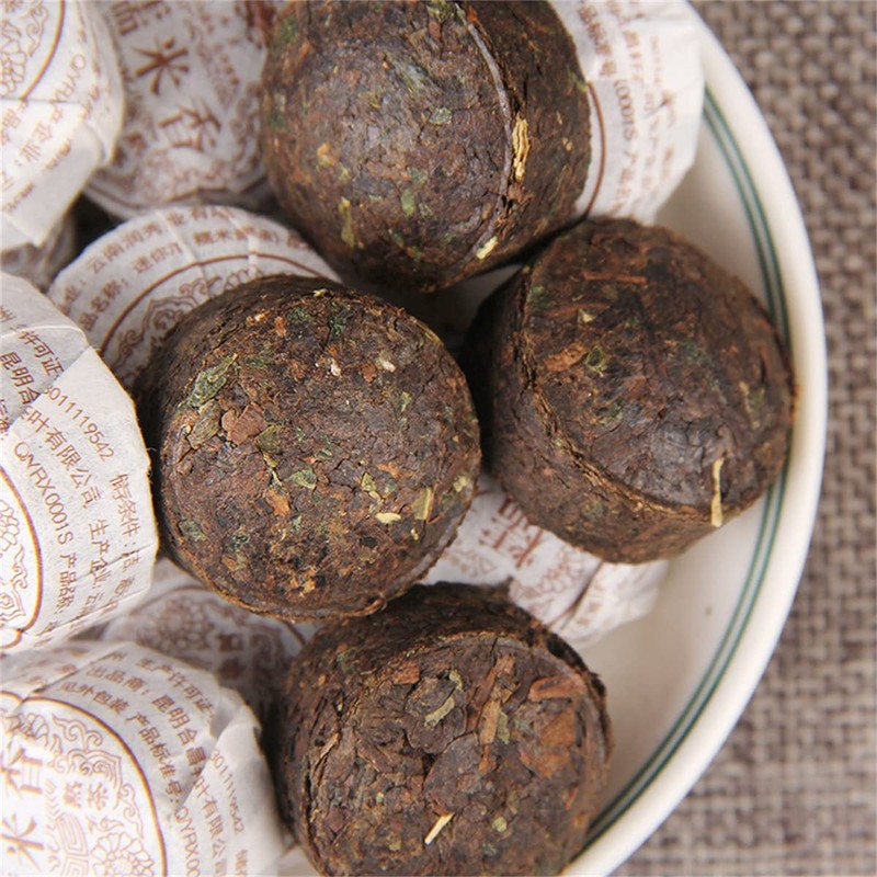 100g Yunnan Puerh Tea Glutinous Rice Flavor Tuocha Puer Black
