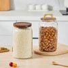 Sweejar Glass Jars for Laundry Room Organization, 90 ounce Laundry