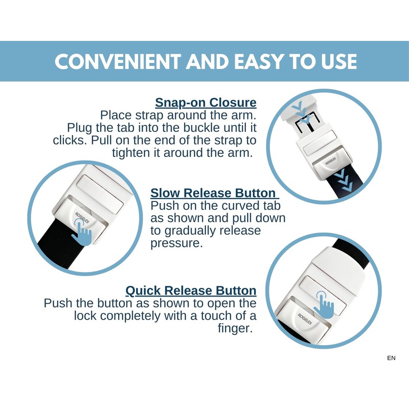 ROLSELEY Medical Nurse Tourniquet with ABSTRACT DYNAMIC SPORTS Pattern with