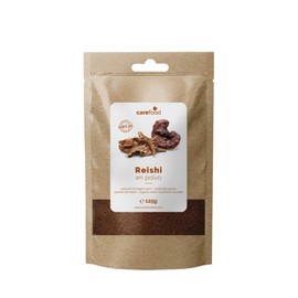 Carefood - Pure Organic Reishi Powder - Superfood 100% Organic and Suitable for Vegans - Super Food Ecological - Easy to Mix and Promote Sleep Quality - 125 g