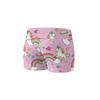 Frymappies Cartoon Horse Gymnastics Shorts for Girls 7-8 Years Rainbow