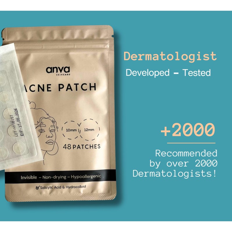 Anva Korean Spot Patches with Salicylic Acid - Ultra-thin Blemish