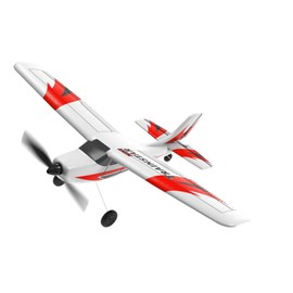 VOLANTEXRC VOLANTEXRC RC Plane Trainer 3CH Remote Control Airplane with Prop Saver, 6-Axis Gyro Stabilizer & 3 Modes to Fly, Hobby Radio Controlled Aircraft RTF for Beginners, Adults, Boys and Kids (400mm,Red)