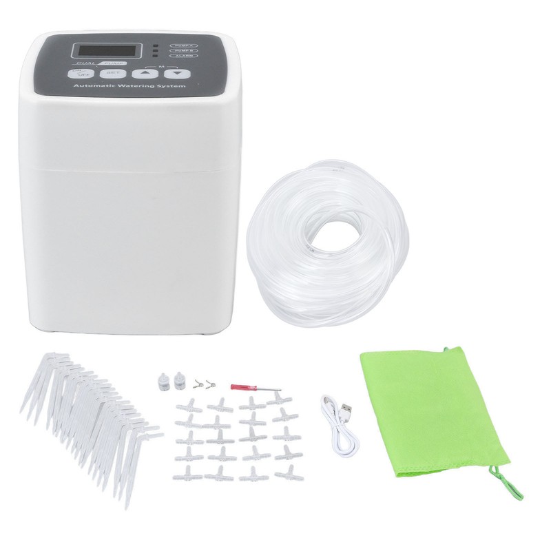 Smart Irrigation Timer Double Pump Automatic Watering Controller Garden Water