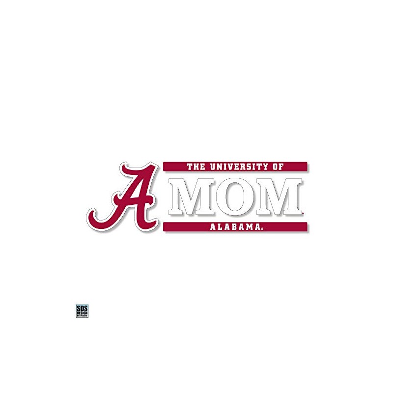 Alabama 6x2 MOM Logo Auto Vinyl Decal