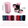 Jewelry Box Travel Accessories Storage Organizer Roll Faux Leather Jewelry