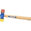 VAUGHAN Soft Face Hammer, American High Carbon Steel Head, 12