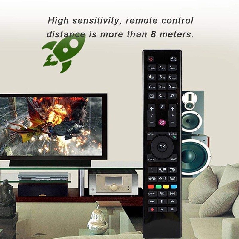 Replacement Remote Control for Hitachi TV, High Sensitivity Smart TV
