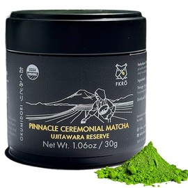 FKRO Té Verde Matcha Orgánico En Polvo De Grado Ceremonial De Uji, Japón. Primera Cosecha, Origen Único, Sin Azúcar. Entrega Mensual Desde Japón...   