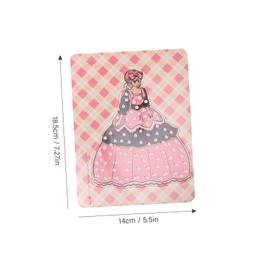 FRCOLOR 2 Sets Puncture Painting Kits for Creative DIY Fabric Art Crafts Dress Up Boards Featuring Princess Fun Craft for Imagination Development