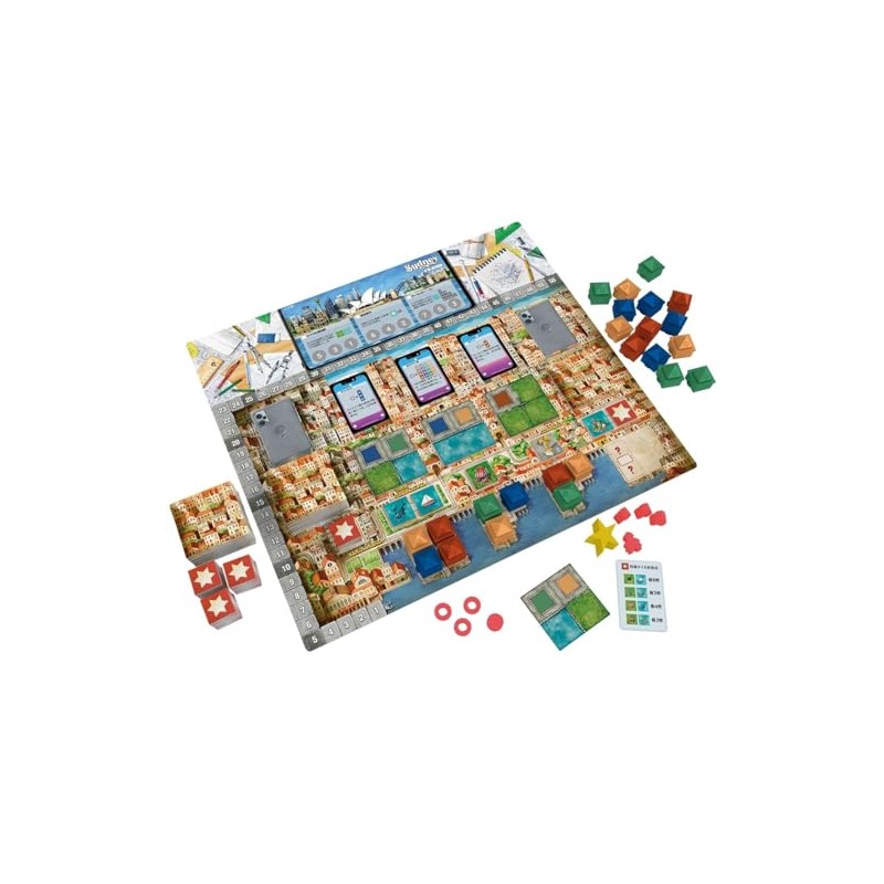 Arclight Cities (2-4 Players, 45 Minutes, 10+) Board Game