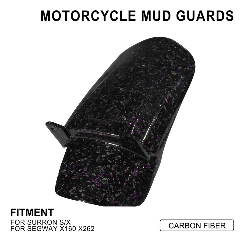 Funparts Sur Ron Rear Cushion Fender,Carbon Fiber Motorcycle Fender Mud