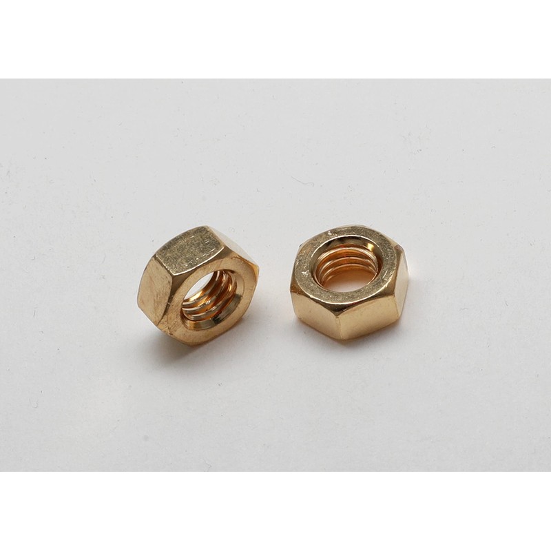 PD® Brass Nuts M10 (DIN 934 / ISO 4032), High-Quality