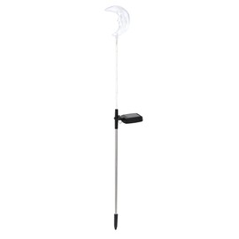 Solar Powered 6LED Light Outdoor Indoor Colorful Lamp for Garden Yard Lawn DecorationMoon