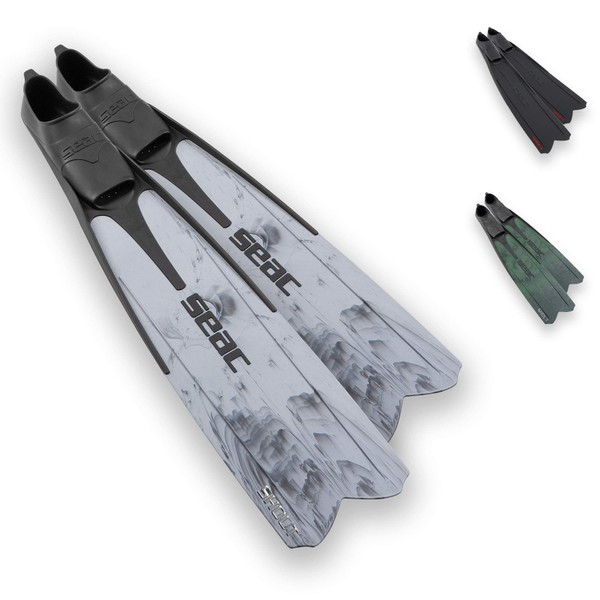 SEAC Shout Camo S700 Long Fins for Scuba Diving Spearfishing