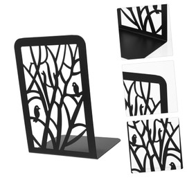 Operitacx Buchstützen Aus Metall Buchständer für Die Präsentation Im Büro Buchstützen-Regal-Set Schwerer Buchhalter für Die Dekoration Im Arbeitszimmer