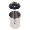 Coffee Canister 1.8L Stainless Steel Airtight Coffee Bean Storage Container