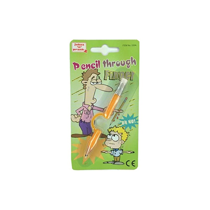 Pencil Through Finger - Jokes, Gags, Pranks - Pencil Thru