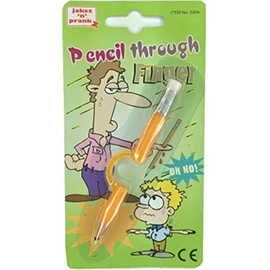 Pencil Through Finger - Jokes, Gags, Pranks - Pencil Thru Finger Gag