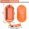 BOOSTEADY Swim Buoy-Waterproof Touchscreen Storage Space, Swim Buoy/Adjustable Waist Belt