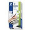 Staedtler 318-9 Rotuladores permanentes de punta fina Lumocolor, caja con
