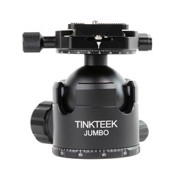 TINKTEEK Jumbo Panorama Ball Head Tripod Head 560 g 10 cm Professional 360 Degree Compatible with Arca Swiss