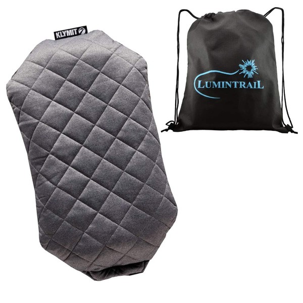 Klymit Luxe Camping Pillow Bundle with a Lumintrail Drawstring Bag